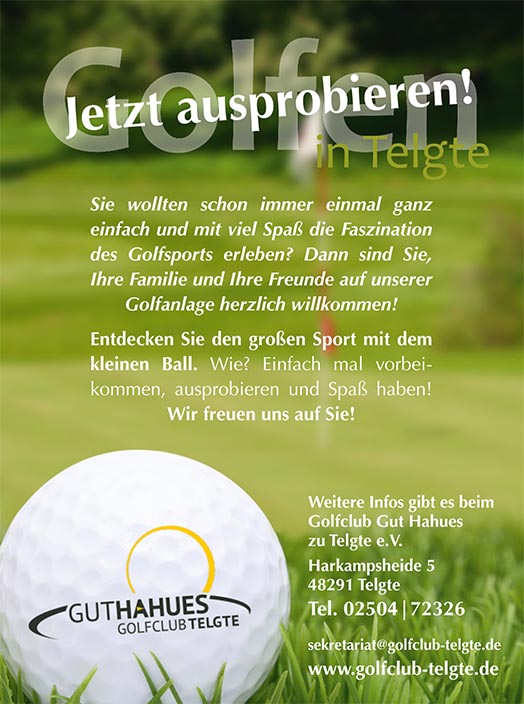 Anzeige GC Gut Hahnes Golfanlage