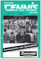 Titelbild ms smash Ausgabe 1984-3 Tennis Münster Journal