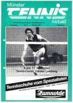 Titelbild ms smash Ausgabe 1984-4 Tennis Münster Journal