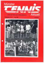 Titelbild Tennis Aktuell 1983 Ausgabe 2 Münster Journal