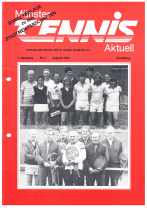 Titelbild Tennis Aktuell 1983 Ausgabe 3 Münster Journal