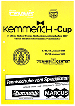 Münster Tennis Aktuell - Ausgabe 00/1987 (Sonderausgabe Kemmerich-Cup)