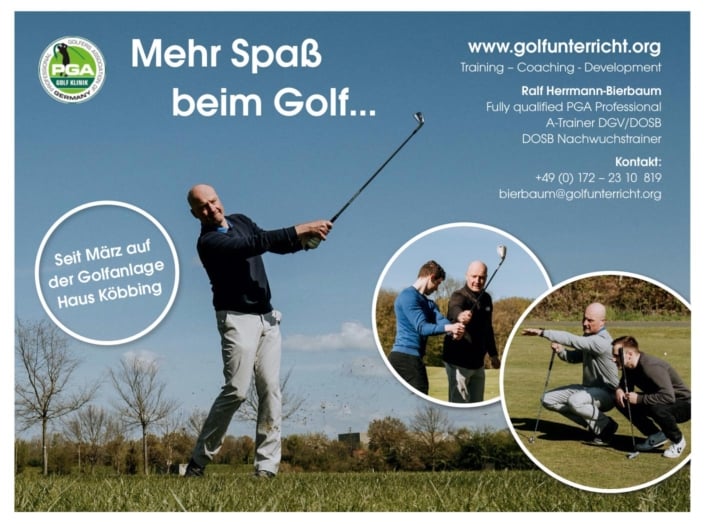 Ralf Herrmann-Bierbaum PGA-Golflehrer (G1) und A-Trainer DGV/DOSB